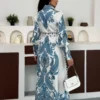 dress 3 back Azure Porcelain Paisley Maxi Dress