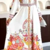 dress 4 Coral Bloom Paisley Maxi Dress